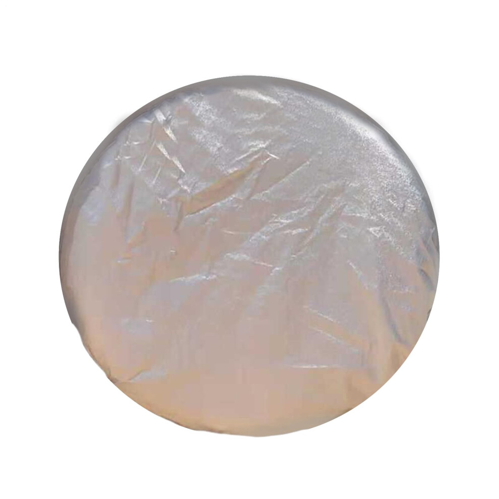 Tire Covers For Cars - Waterproof Oxford Tire Protector Covers, Uv-Resistant, Windproof, Outdoor Snow Protection For Rvs And Trucks Silver 6038364105318