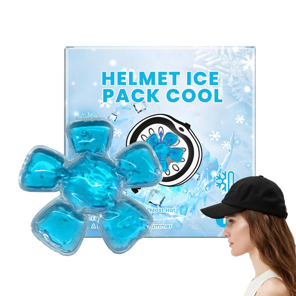 Ice Helmet for Migraines | Flexible Gel Cold Pack for Tension Headache Relief, Freezer Pad for Injuries and Hangover Recovery