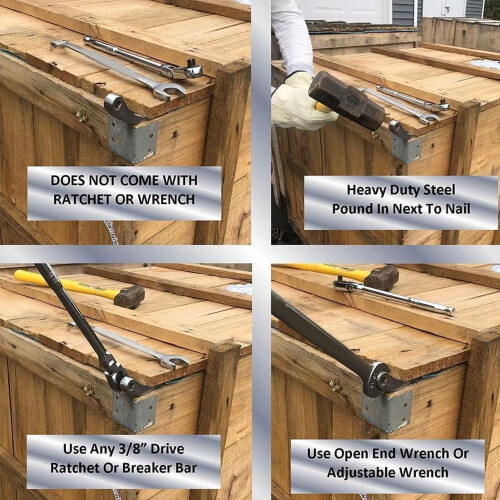 Versatile 1/2'' Drive Pry Bar Adaptor for Professional Demolition 2