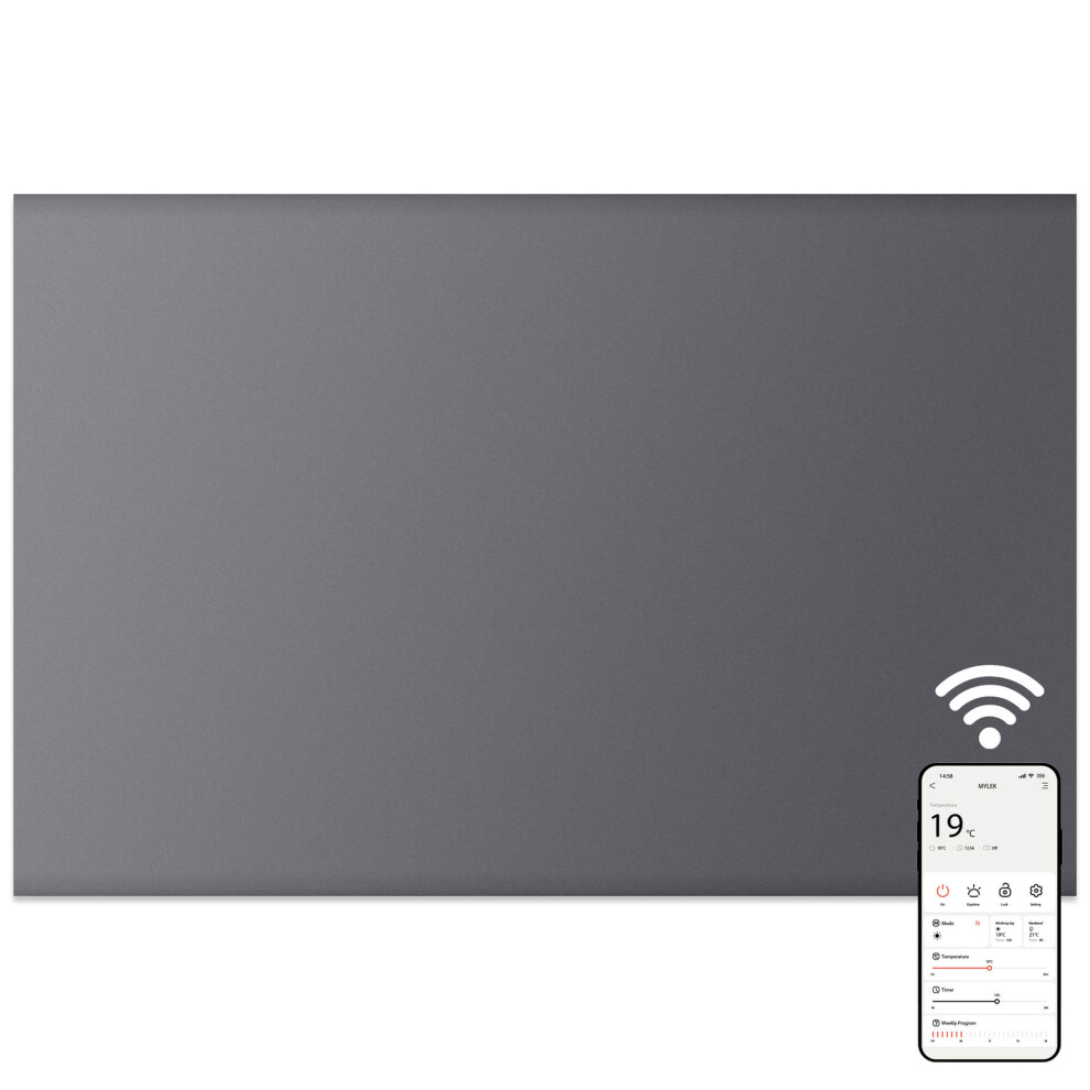 Mylek (1.2Kw) Wifi Wifi Slimline Electric Panel Heater