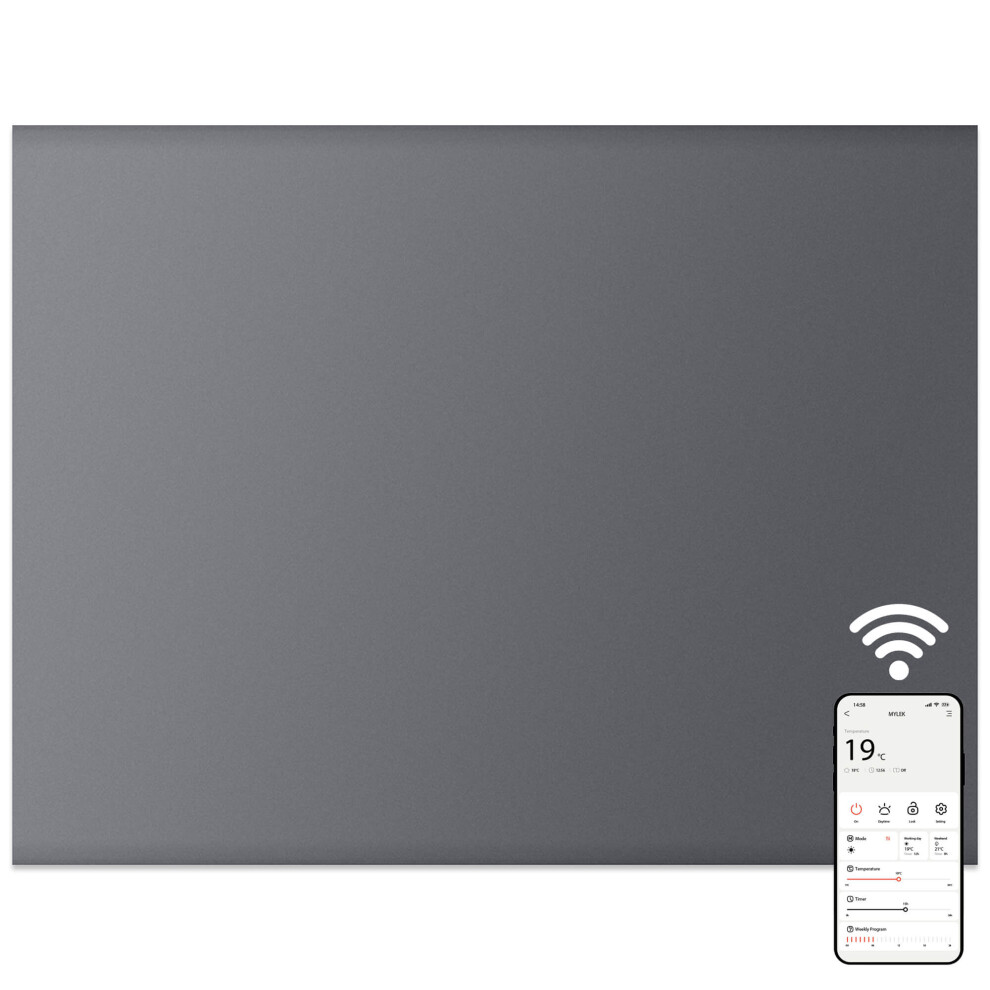 Mylek (0.5Kw) Wifi Wifi Slimline Electric Panel Heater