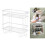 Iron Bad Toilet Organizer with Double Layer Storage Shelf, White, Nail Installation, High Capacity, Practical Design 1