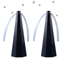 Fly Repellent Fan for Tables, Portable USB Fly Fan for Indoor and Outdoor Use, Ideal for Dining, Barbecues, and Picnics (2PCS)
