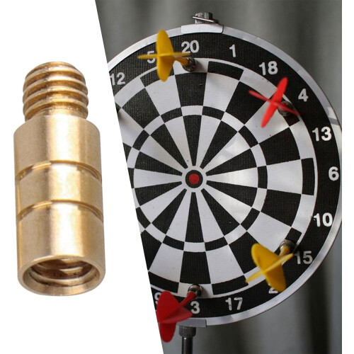 Dart Flight Weights, Brass Handle Shaft Attachment 2G for 2 BA Rods, Durable Dartboard Throwing Handle Replacement Accessories 1