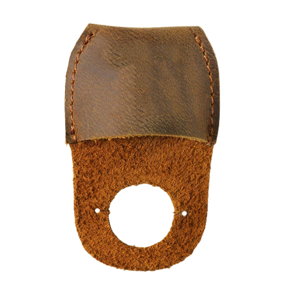 Finger Guard Wood Carving Safety Brace Leather Protector for Whittling and Crafting, Comfortable Fit Thumb Shield Sleeve