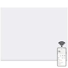 (500w) MYLEK Ultra Slim WiFi Enabled Smart Heater White