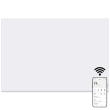 (1200w) MYLEK Ultra Slim WiFi Enabled Smart Heater White