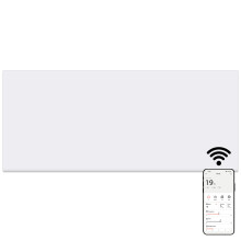 (2000w) MYLEK Ultra Slim WiFi Enabled Smart Heater White