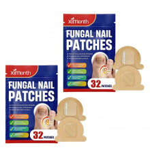 (2 Bags) Toenail Treatment Extra Strength, 32 Pcs Nail Patches Overnight Nail Fast Acting Care for Damaged Nails- Visible Results in 8 Hours