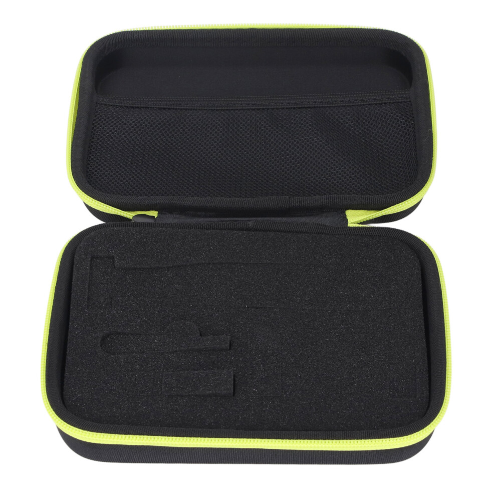 Black/Green Electric Trimmer Hard Travel Case Nylon Pu Eva For Qp2520-2630