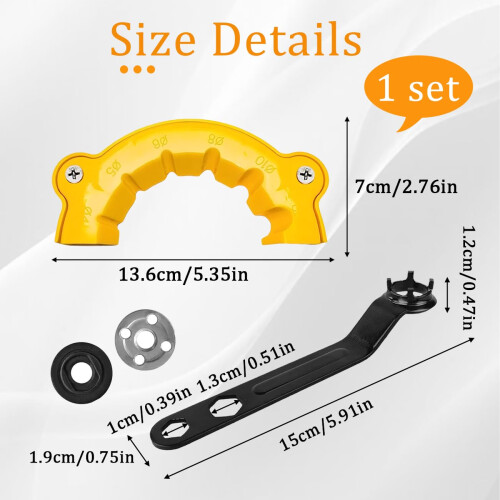 Drill Bit Sharpener & Grinding Attachment for Angle Grinder | DIY Electric Sharpener Kit 2