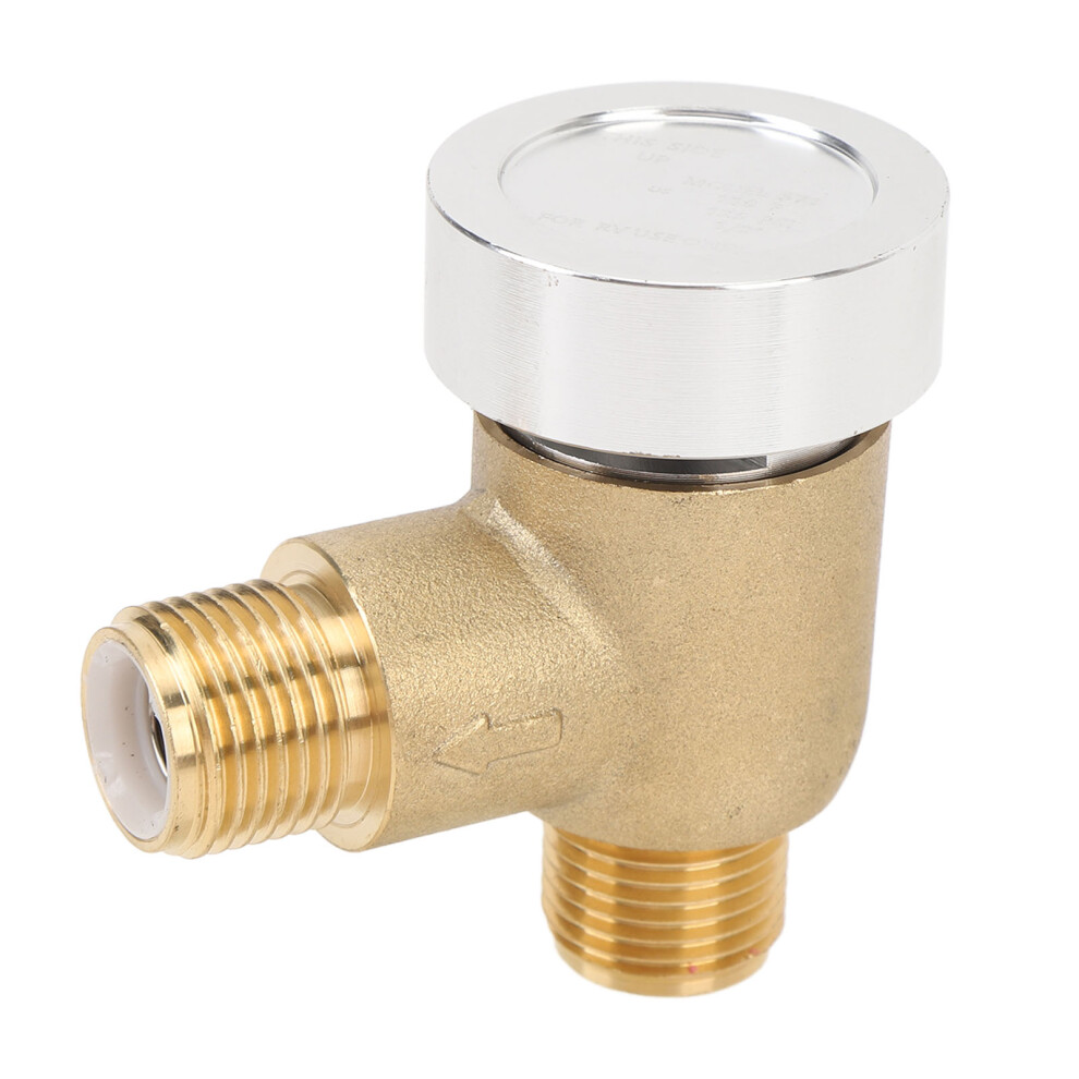 High Sensitivity Brass Backflow Preventer 571 Vac Chk A 8-125 Psi 1/2In Black 8461346417891