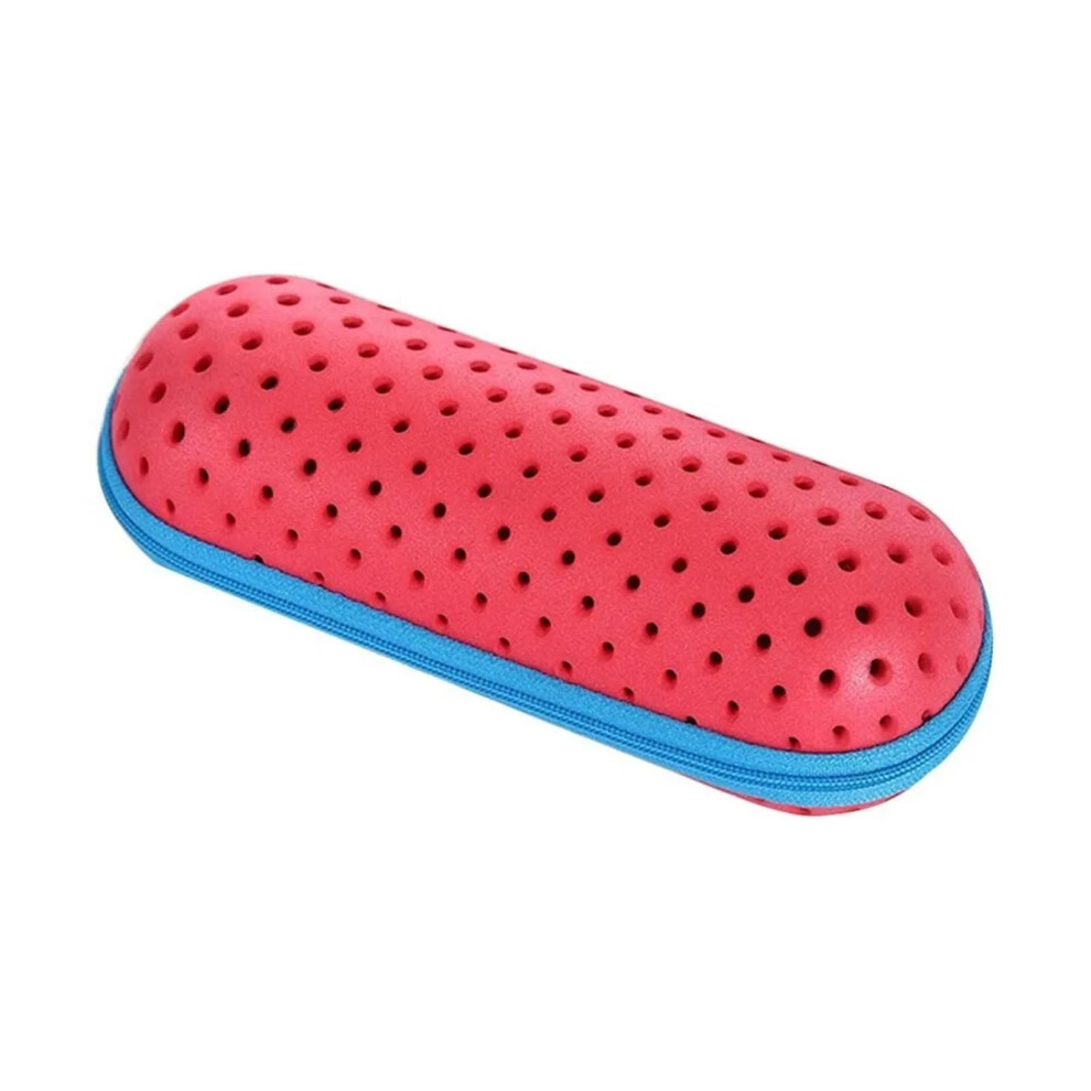 Pink Swim Goggle Case Portable Breathable Storage Box For Swimming Goggles Sunglasses Eyeglasses Men Women