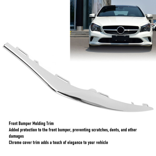 ABS Chrome Front Bumper Trim for CLA-Class C117 2016-2019 Left Side 2