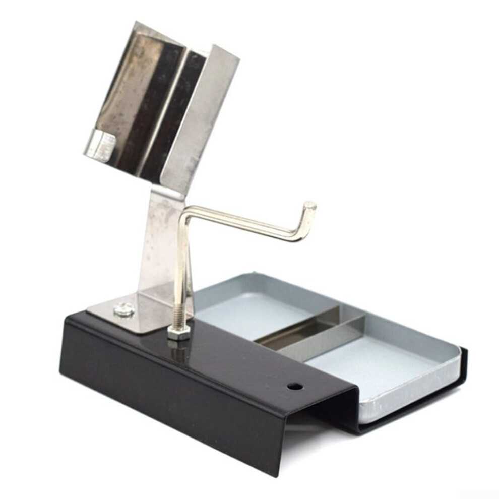 Soldering Iron Base With Sturdy Metal Construction, Heat Resistant Design, And Safe Usage For Various Iron Models 6447073434181