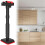 (Single Blue) Expandable Cabinet Support Rack - Adjustable Under-Sink Bracket, Bathroom Vanity Lift with Dual Outlet Roller Support 4