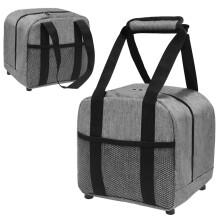 Single Ball Bowling Bag with Padded Holder, Water-Resistant Material, Mesh Pocket, Adjustable Strap and Portable Design