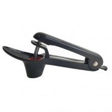 (Black) Cherry Pitter Tool - Stainless Steel Cherry Core Remover, One-Handed Operation for Easy & Safe Kitchen Use
