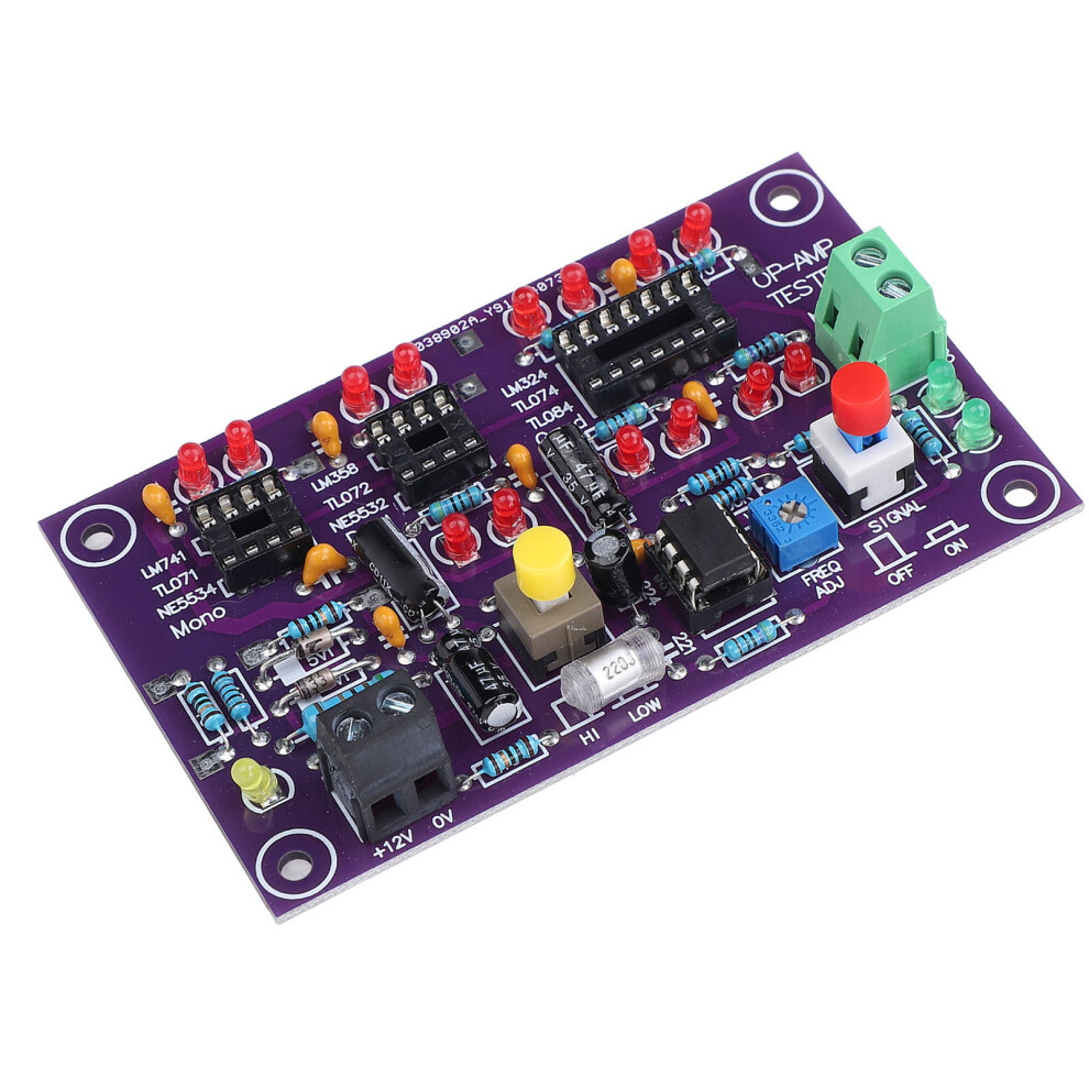 Dc12v Op Amp Testing Board For Mono Dual And Quad Amplifiers 4951346418850