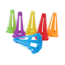 6pcs Soccer Agility Training Cones Lightweight Hollow Markers for Speed Flexibility Drills Outdoor Sports Activities