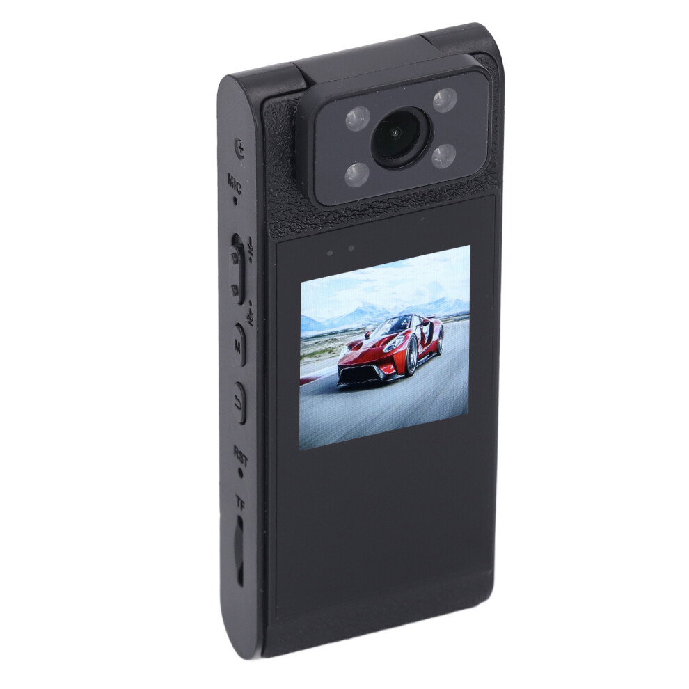 2K Body Worn Camera With 1.55In Screen, 180 Rotatable Lens 8471346419153