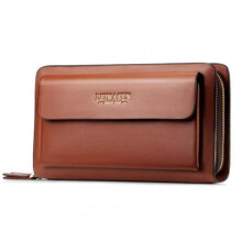 (Brown) Large Business Handbag Multifunctional Lightweight Purse for Outdoor Shopping