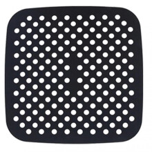 (8.5 Inches, Black Square) Air-Fryer Silicone Mats Non-Stick Reusable Baking Liner Perfect Present For Family friends