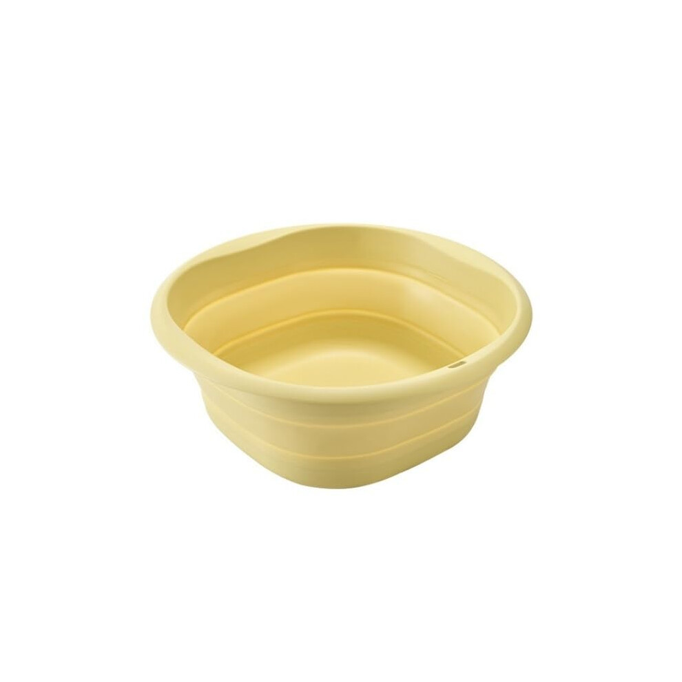 Telescopic Foldable Basin - Portable Compression Silicone Washbasin, Ultra Light Travel Sink in Yellow-image-OPC-PKBRC8S-NEW