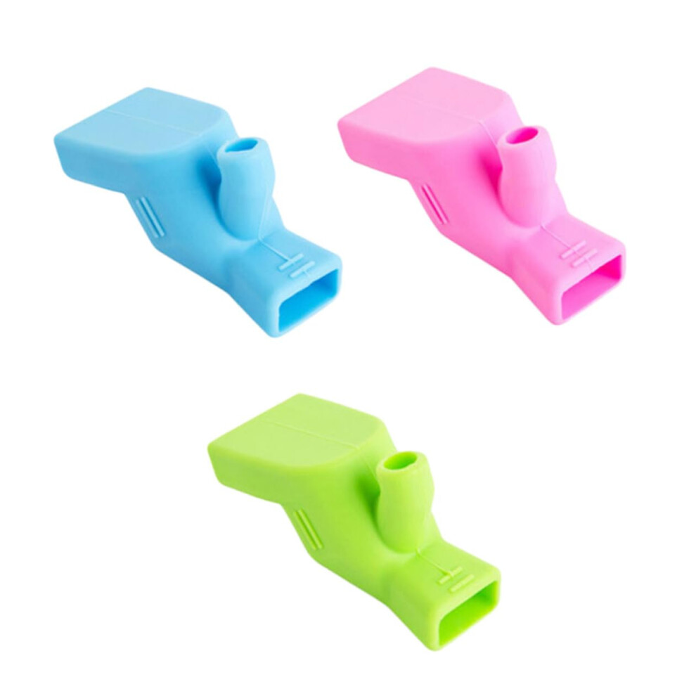3pcs Silicone Faucet Extender for Kids, Adjustable Sink Handle Extension for Easy Access, Fits Standard Faucets