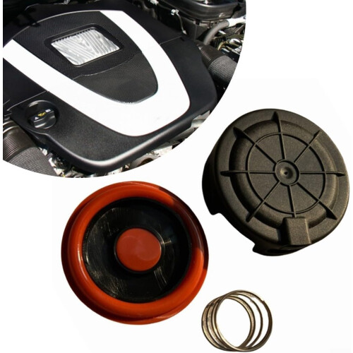 2740181400 Crankcase Ventilation Intake Cap for Mercedes E Class C Class Compatible Design and High-Quality Performance 1