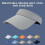 (Ice silk Blue) Baseball Cap Without Top Lightweight Sun Protoction Hat for Cycling 5