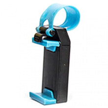 (Blue) Adjustable Car Phone Holder -Steering Wheel Phone Mount, Universal Mobile Phone Mount, Hands Free Automobile Cell Phone Holder