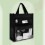 (White) Multi Pockets Bookbags with Handle Zipper Document Bag for Women Men 3