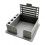 (Grey) Stickys Note Holder with Stencil Convenient Space Saving for Home/Office 1