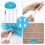 (Grey) Ceiling Fan Blade Cleaner with Extension Pole - Reusable Microfiber Duster, Removable and Easy to Clean 2
