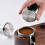 (58mm Thread, Silver) Professional Polished Coffee Tamper with Flat Base Stainless Steel Flat Base Tamping Tool Great Present Idea 4
