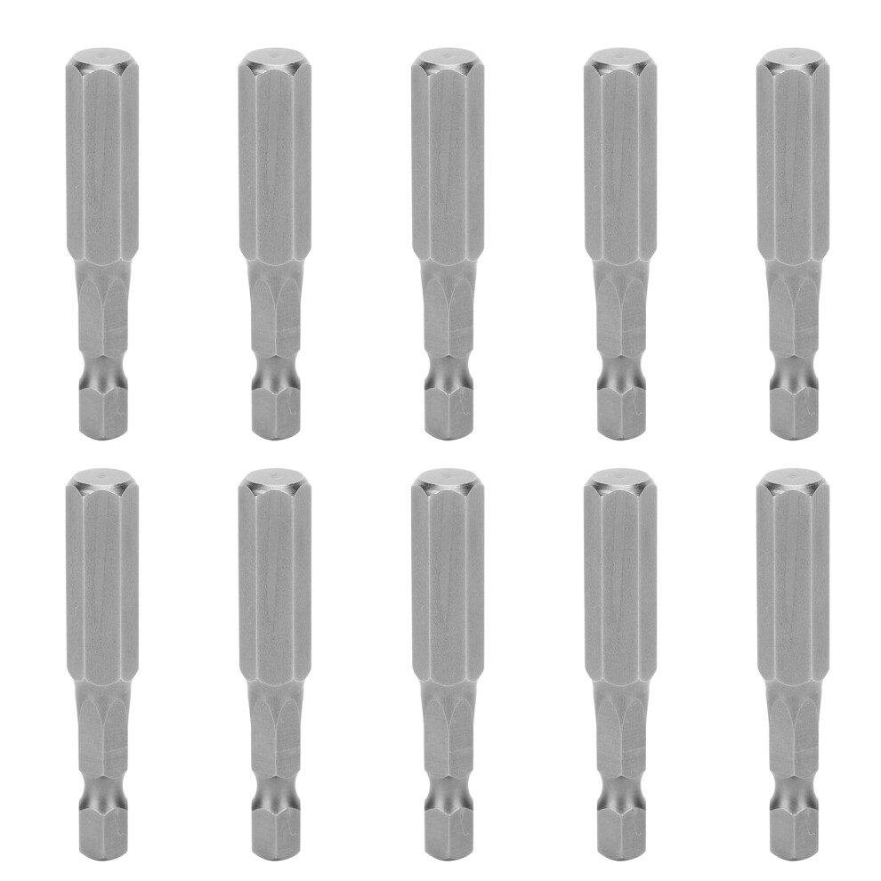 10Pcs Electric Screwdriver Bits Hardened Hex