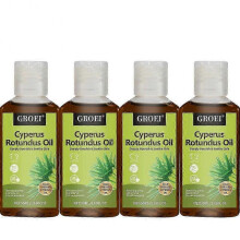 (4pcs) Cyperus Oil Rotundus For Hair Removal - 100% Natural Cyperus Oil Reducing The Growth Of Body Hair, Moisturizing & Soothing 50ml