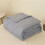 Simple Solid Color Bed Throws Quilted Bedspread, Lightweight Cotton Quilt Comforter for Single Double, Gray 150x200cm 1