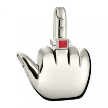 (Silver) Windproof Refillable Gag Lighter For Adults with Hilarious Sound Office Prank Tool
