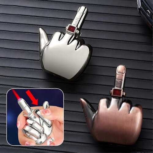 (Copper) Windproof Refillable Gag Lighter For Adults with Hilarious Sound Office Prank Tool 2