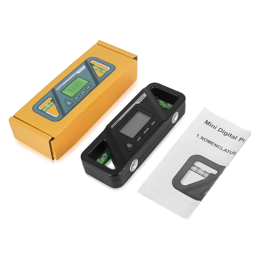 Digital Billet Torpedo Level Protractor Abs 90 8320539864426