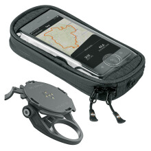 SKS Compit/Stem & Smartbag Bike Mount – am Vorbau montierter, wasserdichter Telefonhalter