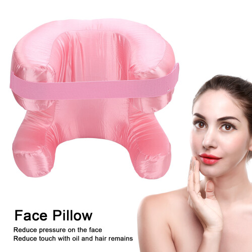 Memory Foam Beauty Pillow in Silk Fabric for Comfortable Back Sleep 2