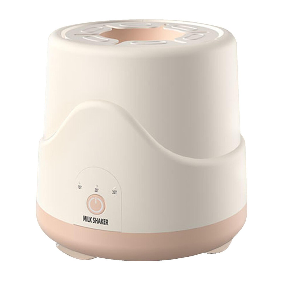 Baby Milk Shaker Mixer | Rechargeable Food Grade Electric Milk Shaker for Baby - Constant Temperature Non-Slip Bottle Pink