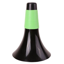 Sport Training Safety Cone for Soccer and Football Agility Drills, Black Green, 6.7 x 6.7 x 9.3 Inches