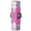 (Pink) Windproof Double Arc Lighter with Colorful Led Light for Lighter Lover 1