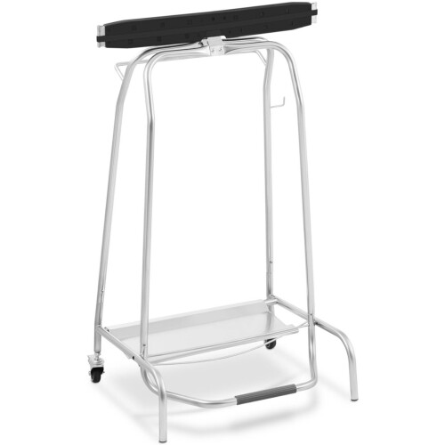 Porte-sacs poubelles avec pédale, ACIER 1
