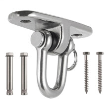 Swing Hanger - 360 Rotating Wall Beam Mount Bracket for Punching Bag, Hammock Chair, Indoor/Outdoor Swing Set Hardware
