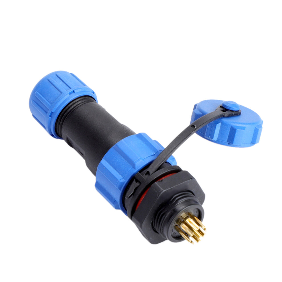 IP67 SP13 9Pin Waterproof Plastic Plug Socket
